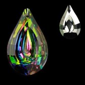 Cristal arc-en-ciel Bindi multicolore qualité AAA - 3,2x5 cm (3 pièces) - M