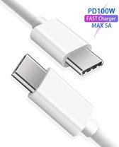 3x USB-C naar USB-C kabel - 2M - Geschikt voor USB-C Stekker / Adapter - Snellaadkabel Samsung S21 / S21FE / S21 Plus / S21 Ultra / A52 / A72 / A53 / A73 / A51 / A50 / A11 / A12 / A21 / A21s 