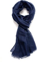Blauwe sjaal - Dunne sjaal - Sjaal voor binnen en buiten