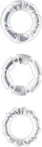 Seven Creations - Cockring - 3 Stuks - Uitrekbaar - Transparant