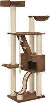 Krabpaal met sisal krabpalen 180 cm beige XXL