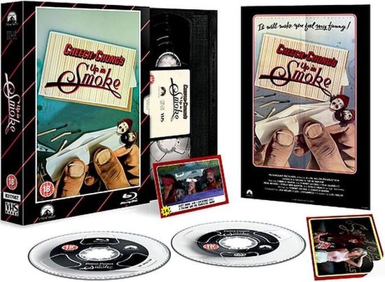Cheech And Chong - Up In Smoke - Limited Edition VHS Collection DVD + Blu-Ray