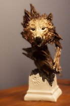 Wolfskop - Kunstbeeld