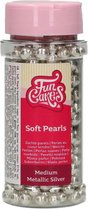 FunCakes - Soft Pearls - Medium - Argent Métallique - 55g