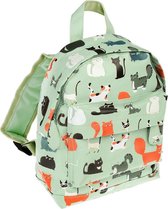 Rex London - Mini Rugtas - Peuter Rugzak - Backpack - "Nine Lives" - Poezen - Katten - 28x21x10cm - 5ltr