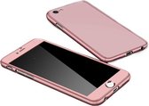 iPhone 12 Pro Max Full Body Hoesje - 2-delig Hoesje - Hard Kunststof - Back Cover - Apple iPhone 12 Pro Max - Rose Goud