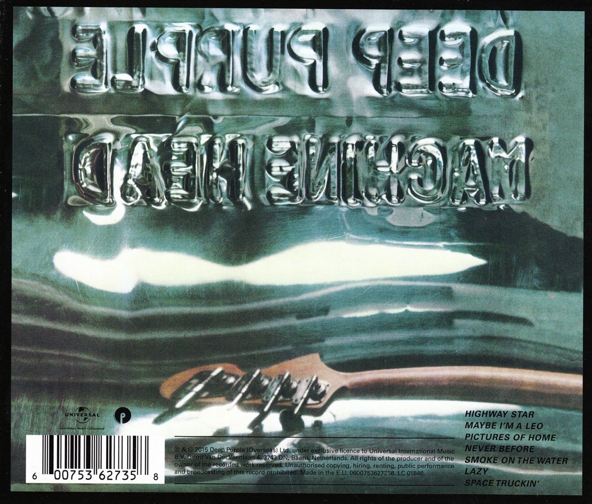 Deep Purple Machine Head - Hardrock CD - Zesde studioalbum - Jaren