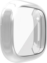 Case geschikt voor Fitbit Versa 3 - Zilver - Siliconen