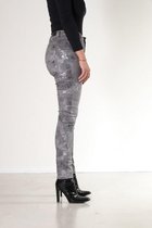 New Star Maine grijs foil print broek L31 - 26