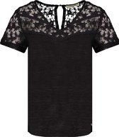 DEELUXE Kanten T-shirt met korte mouwen CLARY Black