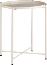 tectake - Bijzettafel Chester crème - 45,5x45,5x53cm, maximale draagkracht 30kg - 404189