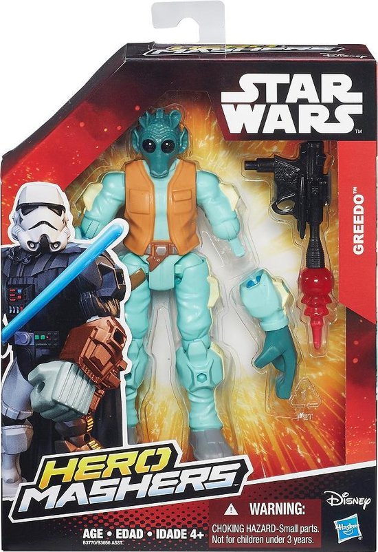 Hasbro Star Wars Hero Mashers | Action Figure Chewbacca Personalizzabile 15 Cm | Giocattolo Da Collezione