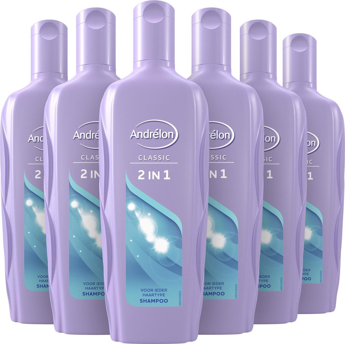Andrélon Shampoo 2in1 - 6 x 300ML - Voordeelverpakking