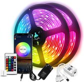 JOMY Smart LED light strip 10 meter (2x 5 meter) - Multi color  - Verstelbaar – Voor Binnen en Buiten