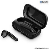 PartyFunLights - Bluetooth Draadloze Oordopjes - true wireless - met oplaadcase - zwart