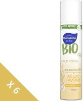 [Partij van 6] MONSAVON Biologische Deodorant Spray Havermelk - 150 ml