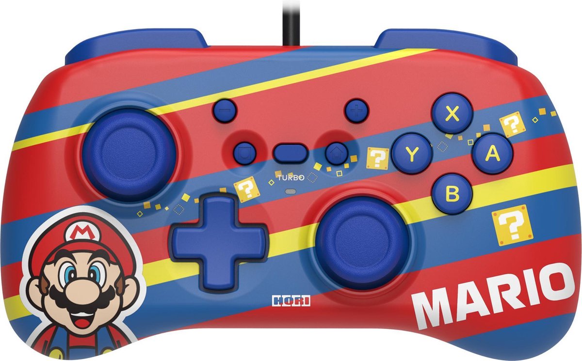 Bol.com Hori Wired Mini Controller - Super Mario Series - Mario - Nintendo Switch aanbieding