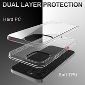 Backcover Shockproof TPU + PC - Telefoonhoesje - Hoesje voor Apple iPhone X/Xs - Transparant