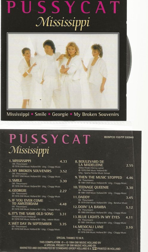 Pussycat Mississippi Pussycat Cd Album Muziek
