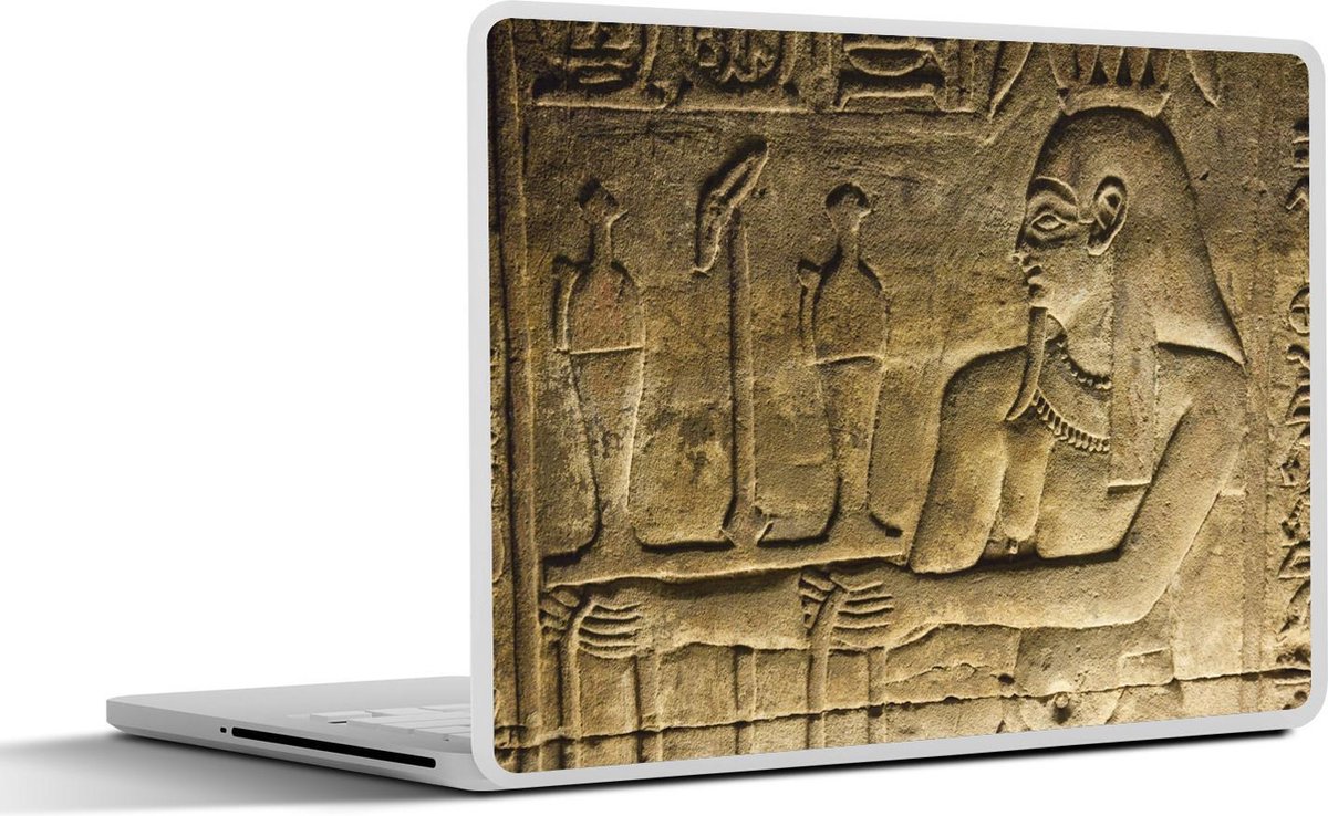 Afbeelding van product SleevesAndCases  Laptop sticker - 12.3 inch - Een kunstwerk in de tempel van Horus