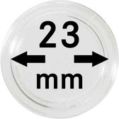 Lindner Hartberger muntcapsules Ø 23 mm (10x) voor penningen tokens capsules muntcapsule