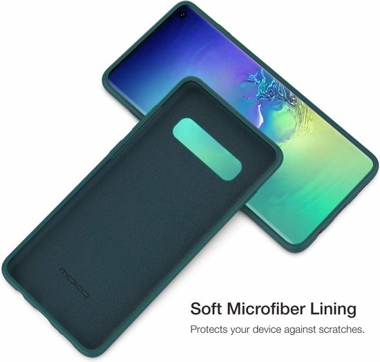 Coque en silicone Shieldcase Samsung Galaxy S10 - verte