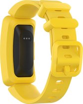 YONO Siliconen Bandje - Geschikt voor Fitbit Ace 2 Kids - Geel