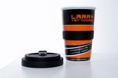 Larry ten Voorde (Reis) Koffiemok - To Go - Porselein - 400ML - by Automotive Mugs