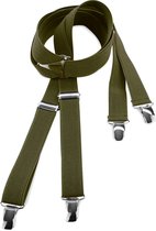 JB Collection - Bretels - bretels legergroen smal - legergroen