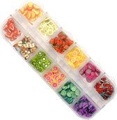 Polymeer klei fruit plakjes voor epoxy art, nailart, slime etc. - Polymer clay