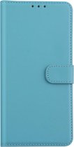 Samsung Galaxy A12 Bookcase hoesje Lichtblauw