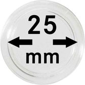 Lindner Hartberger muntcapsules Ø 25 mm (10x) voor penningen tokens capsules muntcapsule
