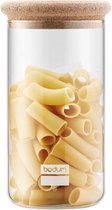 Bodum Yohki 2 Liter Voorraadpot - Lichtbruin / Transparant - Glas / Kurk - 1 Liter