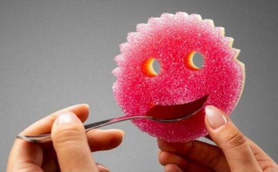 Scrub Daddy - Scrub Mommy krasvrije spons dubbelzijdig roze