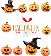 Decoratie Halloween - Sticker Halloween - Raamsticker Halloween - Halloween figuren - Halloween - Halloween versiering