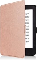 Hoesje Geschikt voor Kobo Nia Hoes Bescherm Hoesje Case Luxe Sleep Cover - Rosé Goud