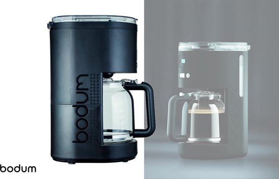 Afrekenen kalf Concentratie Bodum Bistro Programmeerbare elektrische Koffiezetapparaat - 12 kops - 1.5  l - Zwart | bol.com