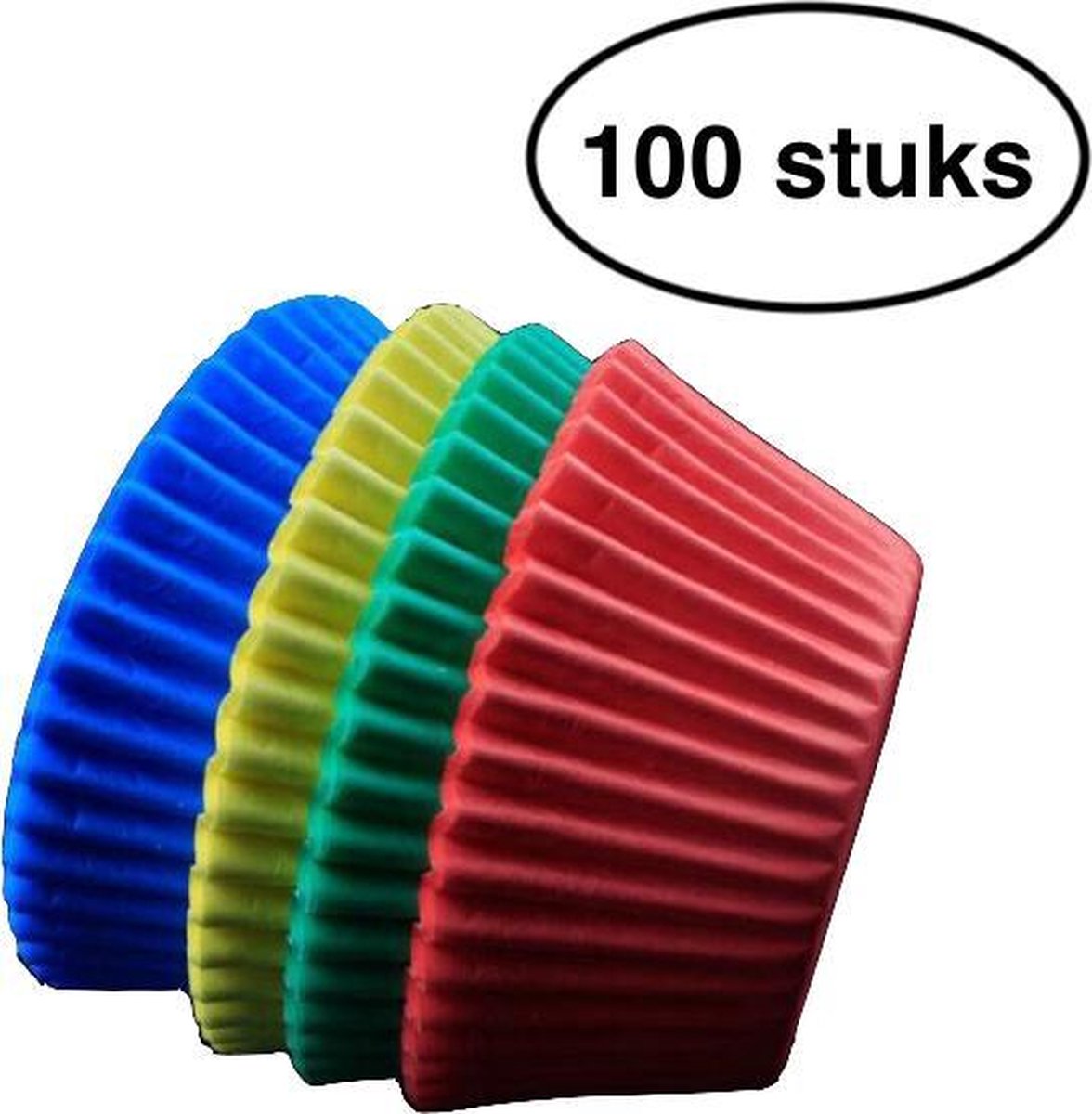 Cup cake bakjes – 100 stuks - muffin vorm - cake vorm – 100 Muffin & Gebak vormpjes
