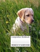 Composition Notebook Wide Ruled 8.5 X 11 55 Sheets 110 Pages