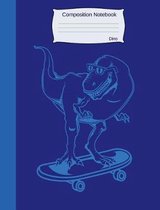 Composition Notebook Dino