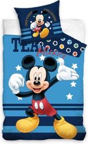 dekbedovertrek Team Mickey 140 x 200 cm / 65 x 65 cm