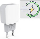 PowerPort 24W Thuislader Oplader Stekker Adapter met 2 USB Poorten - Geschikt voor HTC Desire / Evo / One / HD / Nexus / Smart / Sensation
