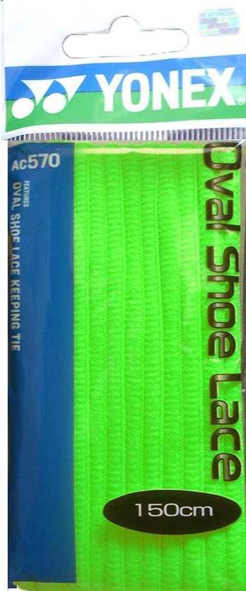 Lacets sport ovales Yonex (AC 570) - vert - 150cm