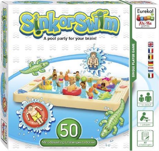 Afbeelding van het spel schuifpuzzel Sink or Swim junior 14-delig