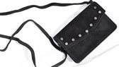 Giuliano | Little Bag | Schoudertas | Suede | Zwart | Studs