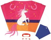 vlieger Sled Rainbow 65 cm polyester roze 4-delig
