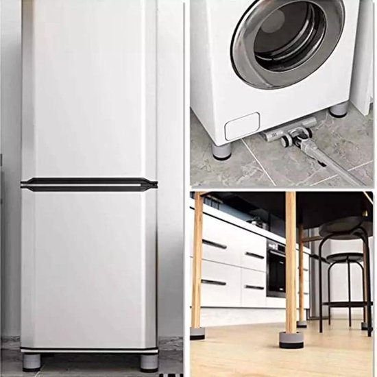 Je wasmachine maakt zoveel minder lawaai met deze anti-tril pootjes