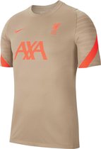 Nike Strike Sportshirt - Maat XL  - Mannen - Goud - Rood