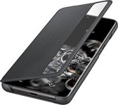 Samsung Clear View Cover - Case voor Samsung Galaxy S20 Ultra (Zwart)