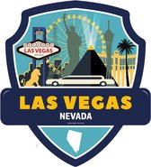 Signs-USA - Landmark - City USA - Las Vegas - Nevada - Wandbord - 28 x 31 cm